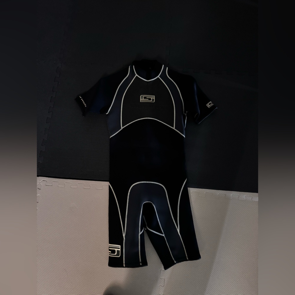 Slippery When Wet  Black And Grey Small  Reform Wetsuit